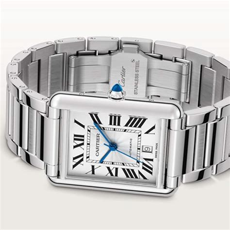 cartier tank extra plate|cartier tank must large model.